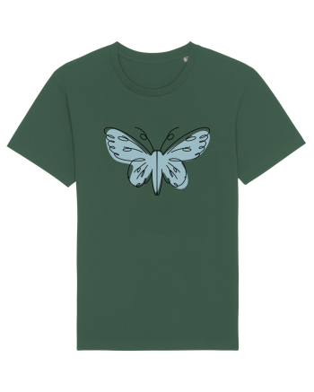 Abstract Butterfly Bottle Green