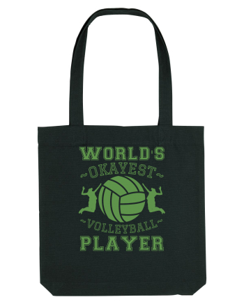 World'S Okayest Volleyball Player Black