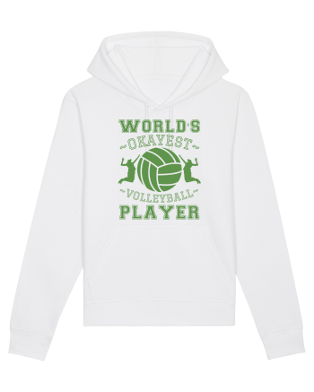 World'S Okayest Volleyball Player White