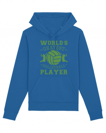 World'S Okayest Volleyball Player Royal Blue