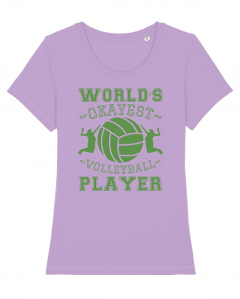 World'S Okayest Volleyball Player Lavender Dawn