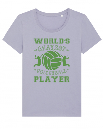World'S Okayest Volleyball Player Lavender