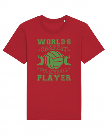 World'S Okayest Volleyball Player Red