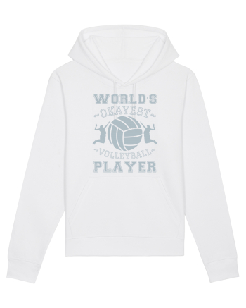World'S Okayest Volleyball Player White