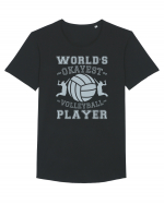 World'S Okayest Volleyball Player Tricou mânecă scurtă guler larg Bărbat Skater