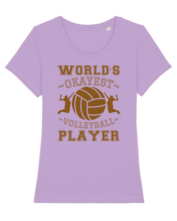 World'S Okayest Volleyball Player Lavender Dawn