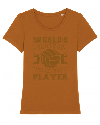 World'S Okayest Volleyball Player Roasted Orange