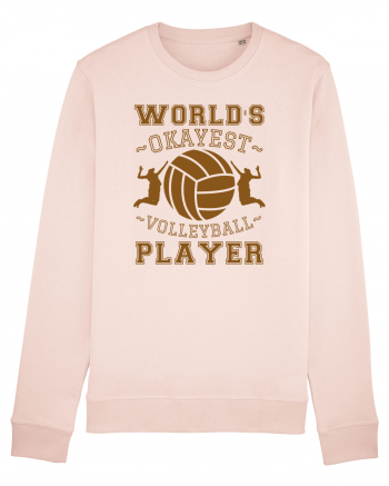 World'S Okayest Volleyball Player Candy Pink