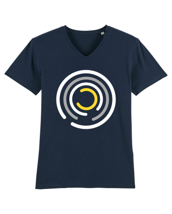 Abstract Circle French Navy