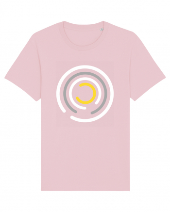 Abstract Circle Cotton Pink