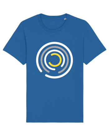 Abstract Circle Royal Blue