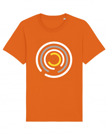 Abstract Circle Bright Orange