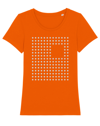 Abstract Dots Bright Orange