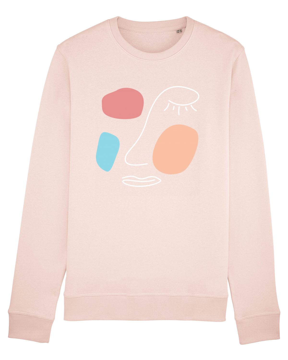 Bluză mânecă lungă Unisex Rise Candy Pink