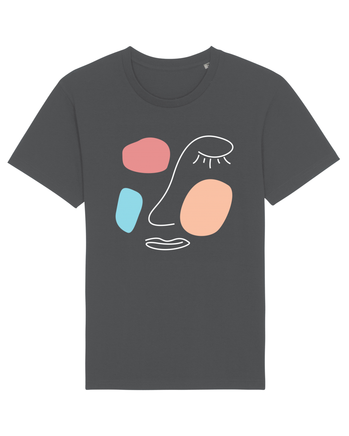 Tricou mânecă scurtă Unisex Rocker Anthracite
