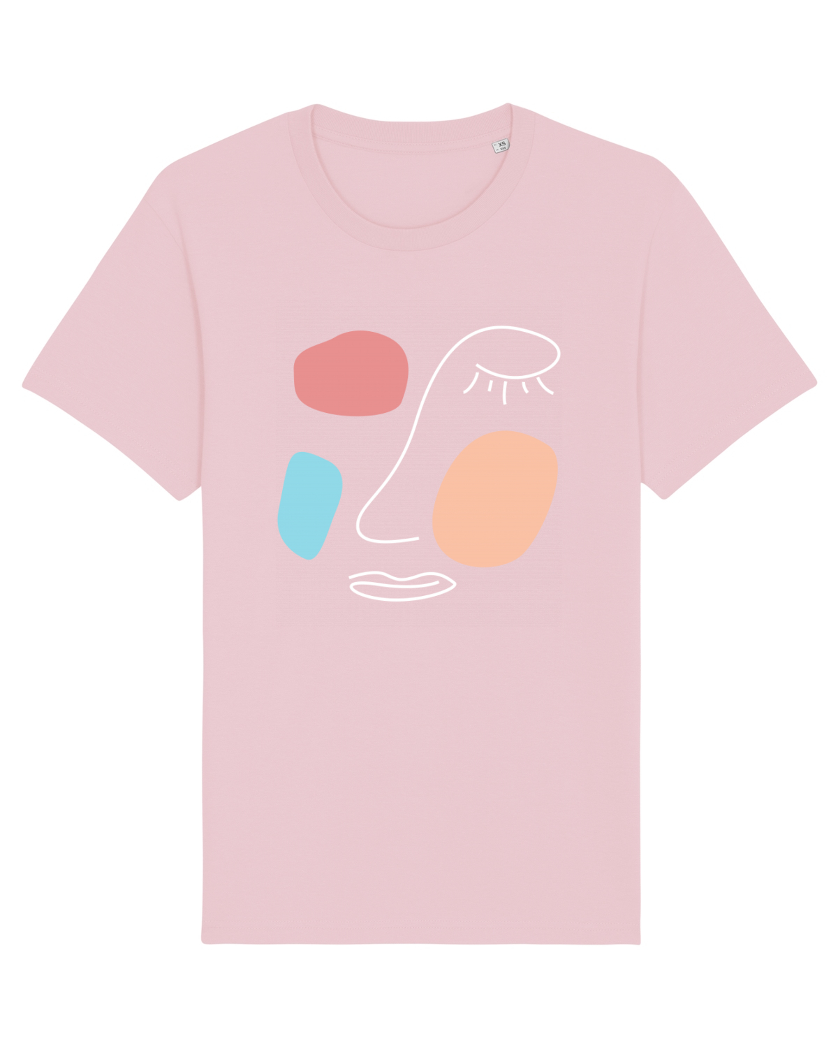 Tricou mânecă scurtă Unisex Rocker Cotton Pink