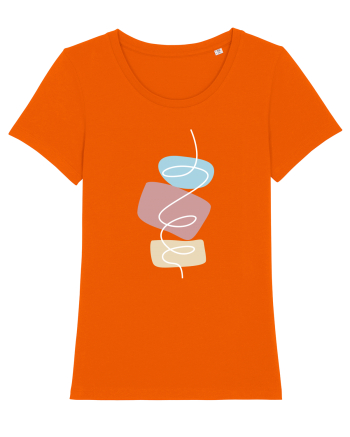 Abstract Fantasy Bright Orange
