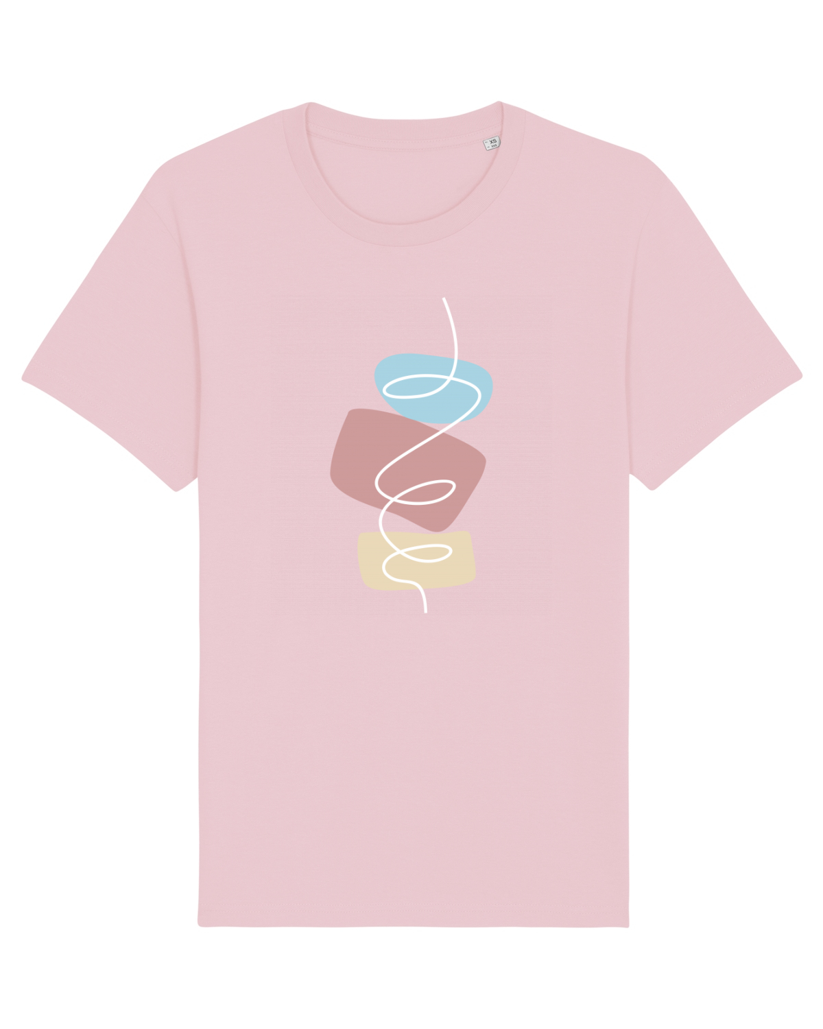Tricou mânecă scurtă Unisex Rocker Cotton Pink