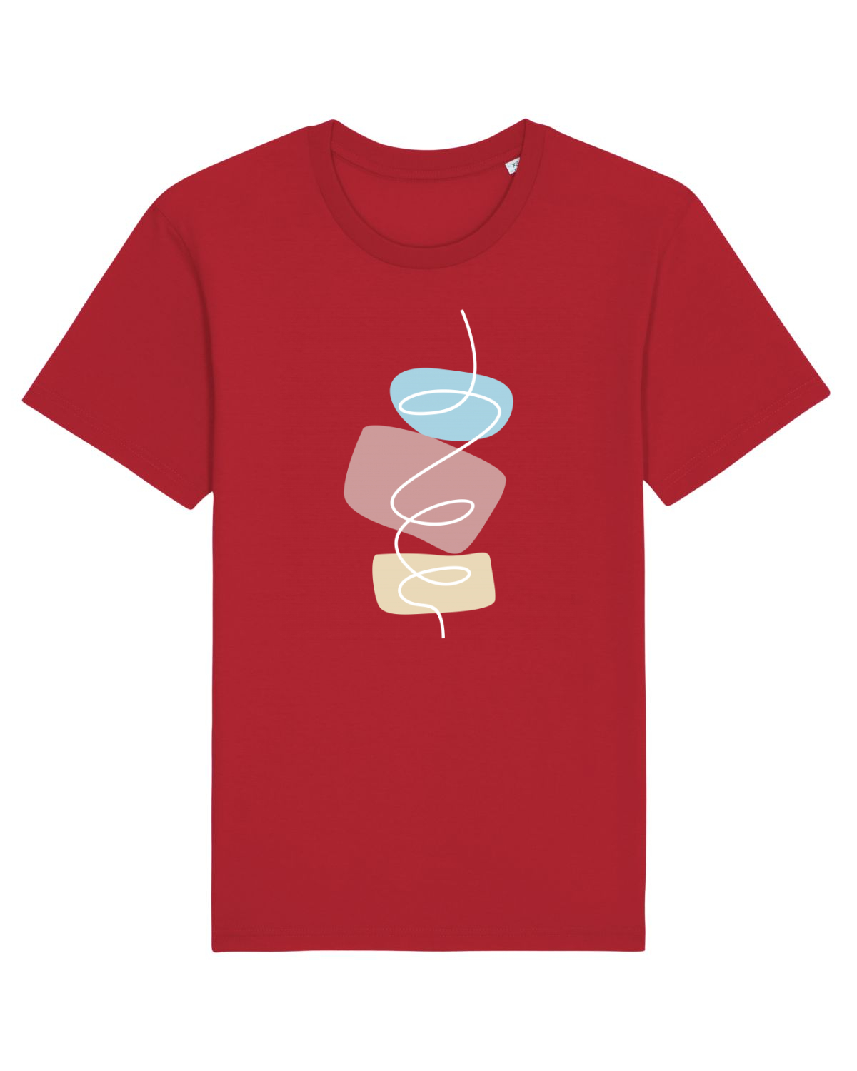 Tricou mânecă scurtă Unisex Rocker Red