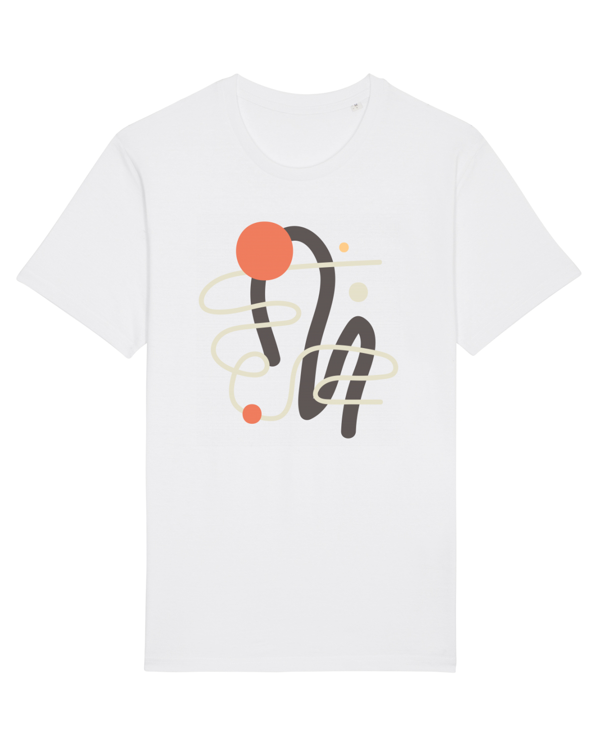 Tricou mânecă scurtă Unisex Rocker White