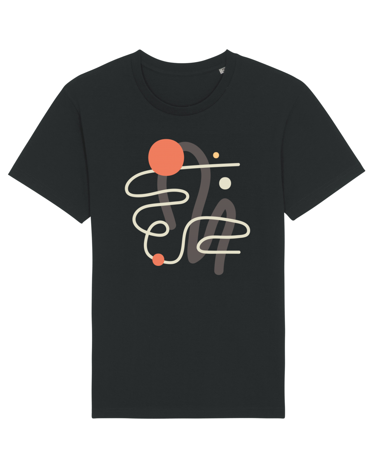 Tricou mânecă scurtă Unisex Rocker Black