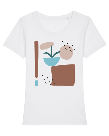 Abstract Garden White