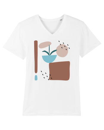 Abstract Garden White