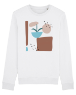 Abstract Garden Bluză mânecă lungă Unisex Rise