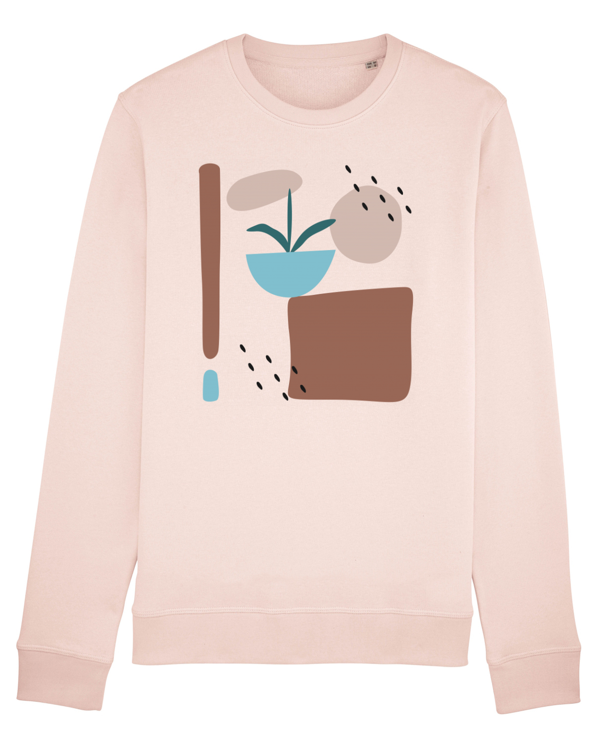 Bluză mânecă lungă Unisex Rise Candy Pink