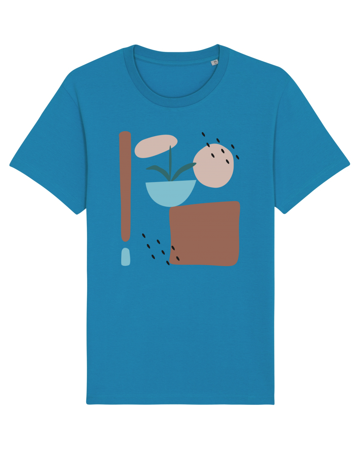 Tricou mânecă scurtă Unisex Rocker Azur