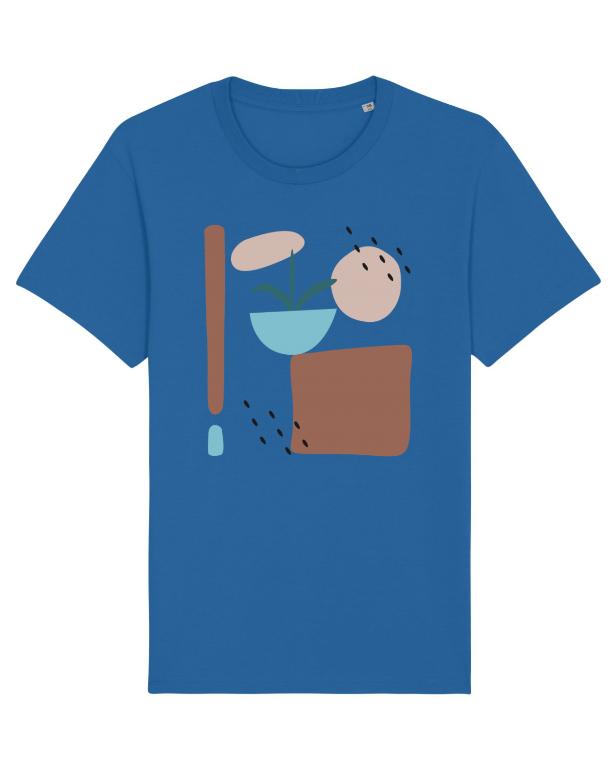 Tricou mânecă scurtă Unisex Rocker Royal Blue