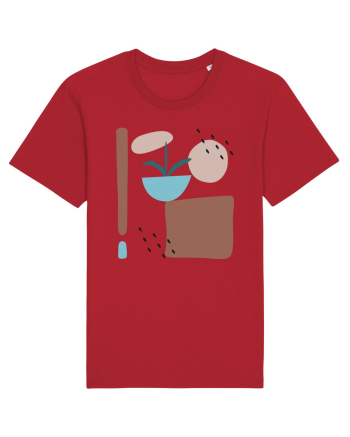 Abstract Garden Red