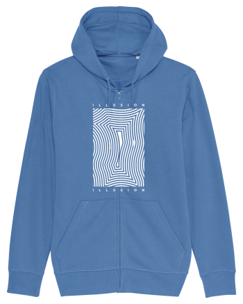 Abstract Illusion Bright Blue