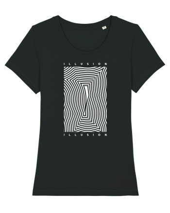 Abstract Illusion Black