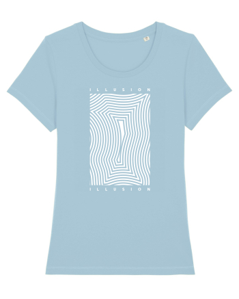 Abstract Illusion Sky Blue