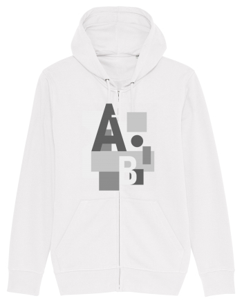 Abstract Letters White