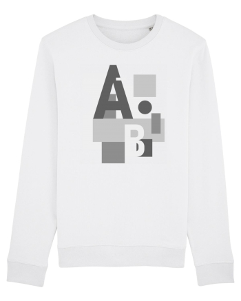 Abstract Letters White
