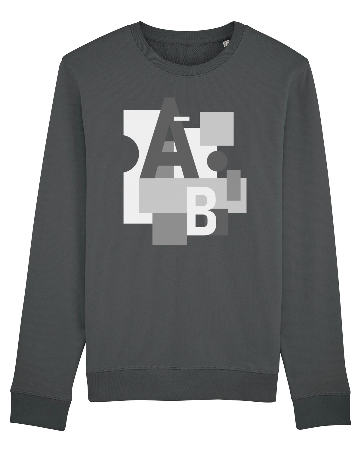 Bluză mânecă lungă Unisex Rise Anthracite