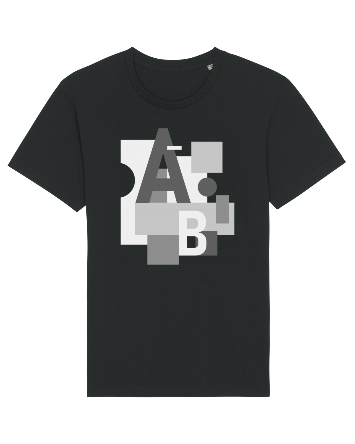 Tricou mânecă scurtă Unisex Rocker Black