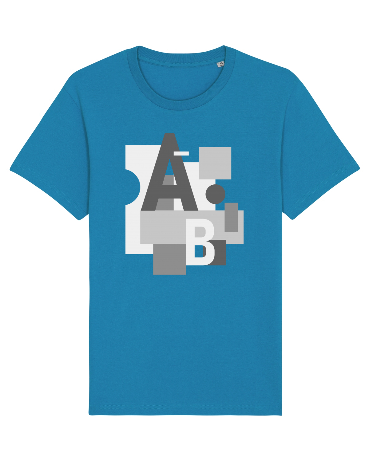 Tricou mânecă scurtă Unisex Rocker Azur