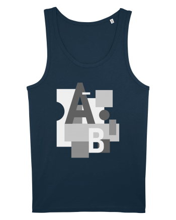 Abstract Letters Navy