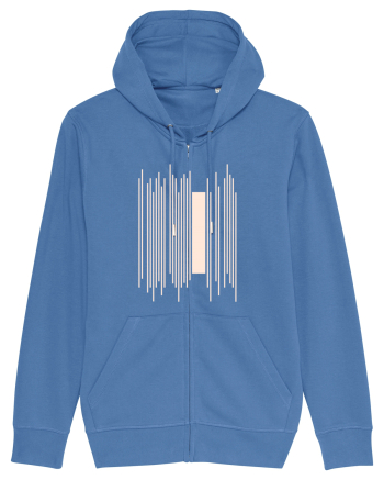Abstract Lines Bright Blue