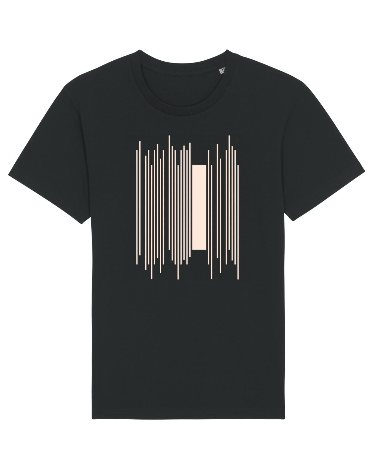 Tricou mânecă scurtă Unisex Rocker Black