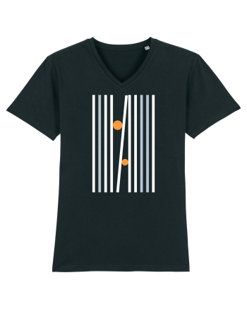 Abstract Lines and Dots Black