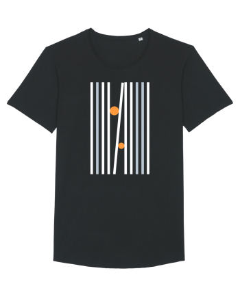 Abstract Lines and Dots Black