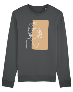 Abstract Portret Bluză mânecă lungă Unisex Rise