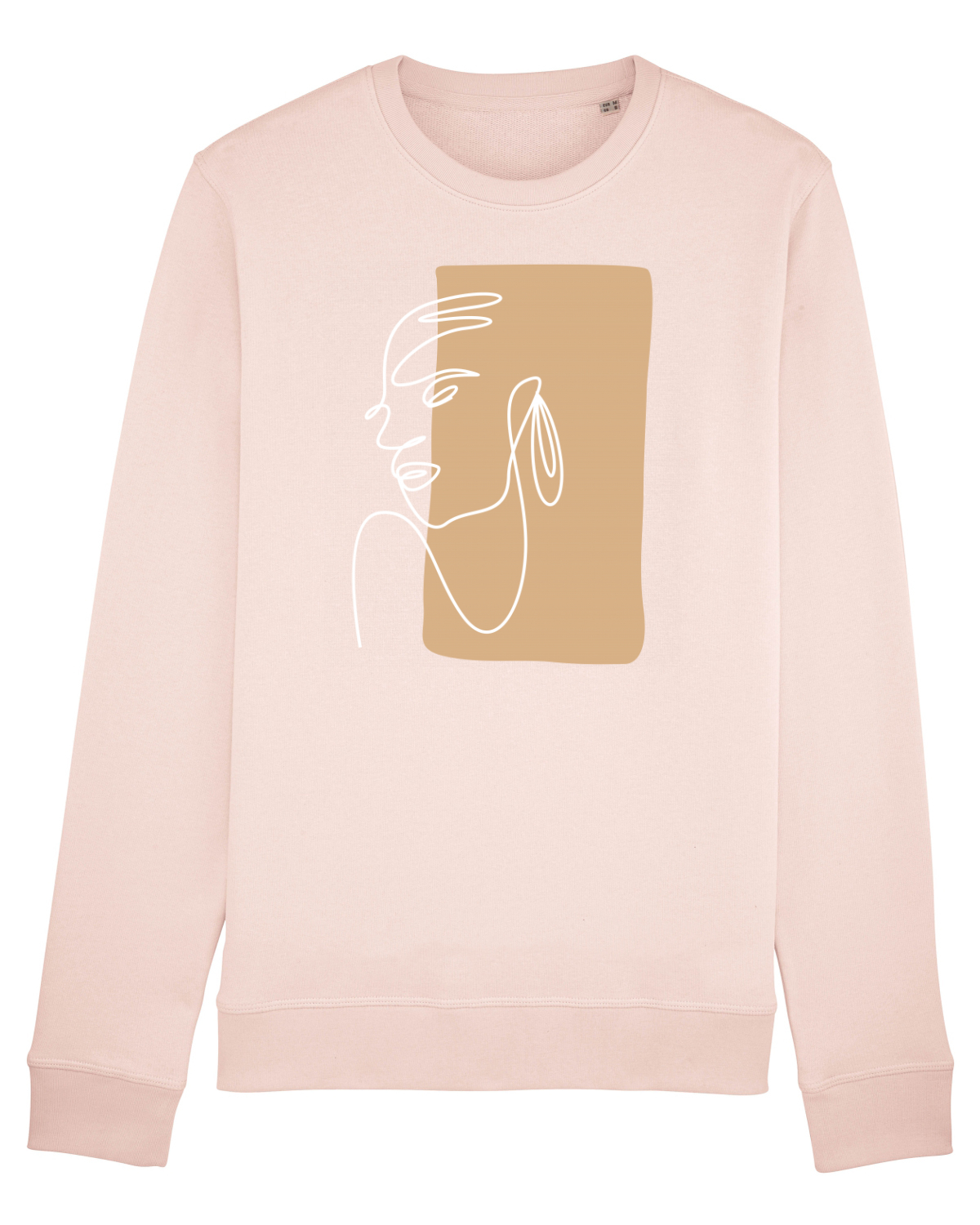 Bluză mânecă lungă Unisex Rise Candy Pink