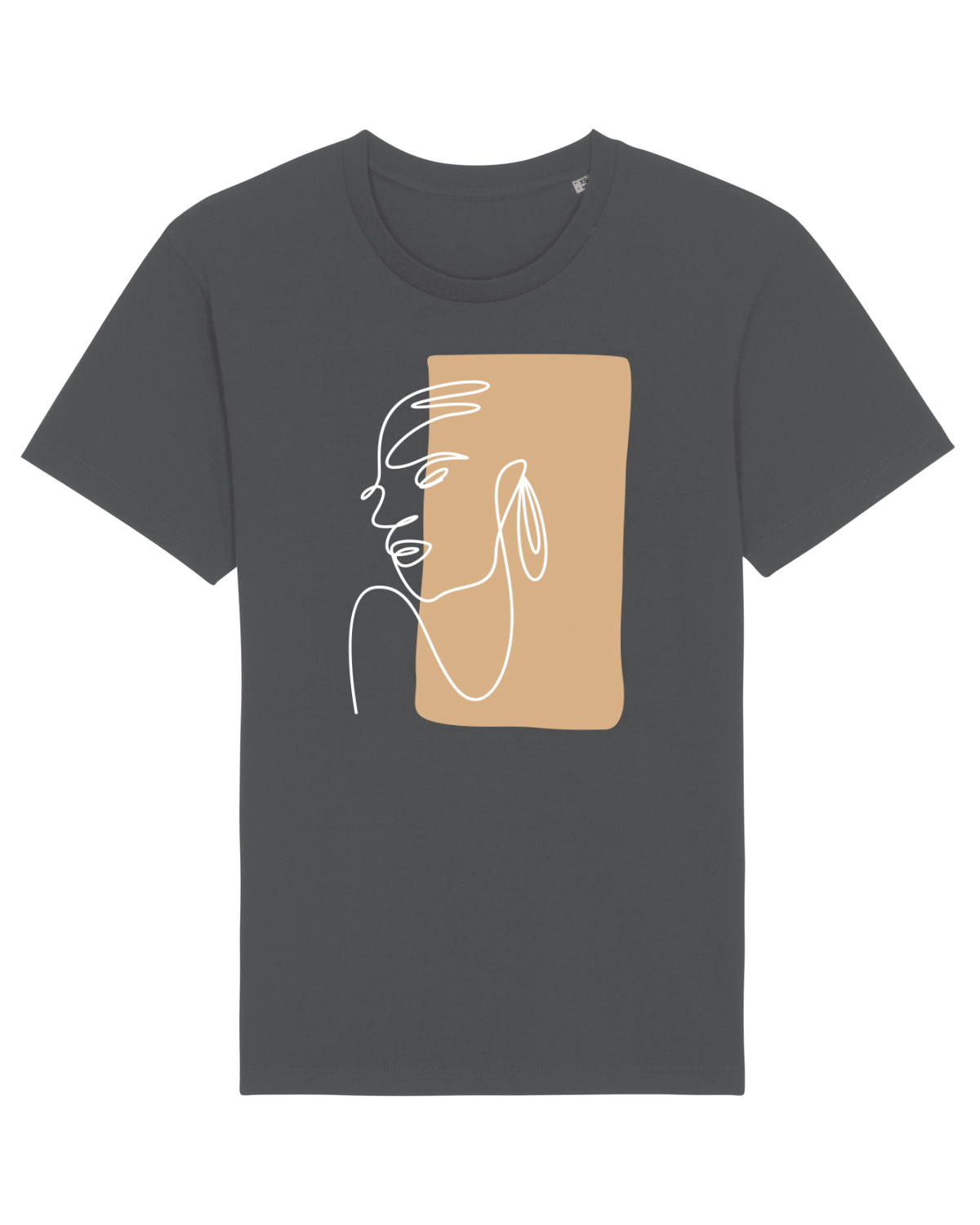 Tricou mânecă scurtă Unisex Rocker Anthracite