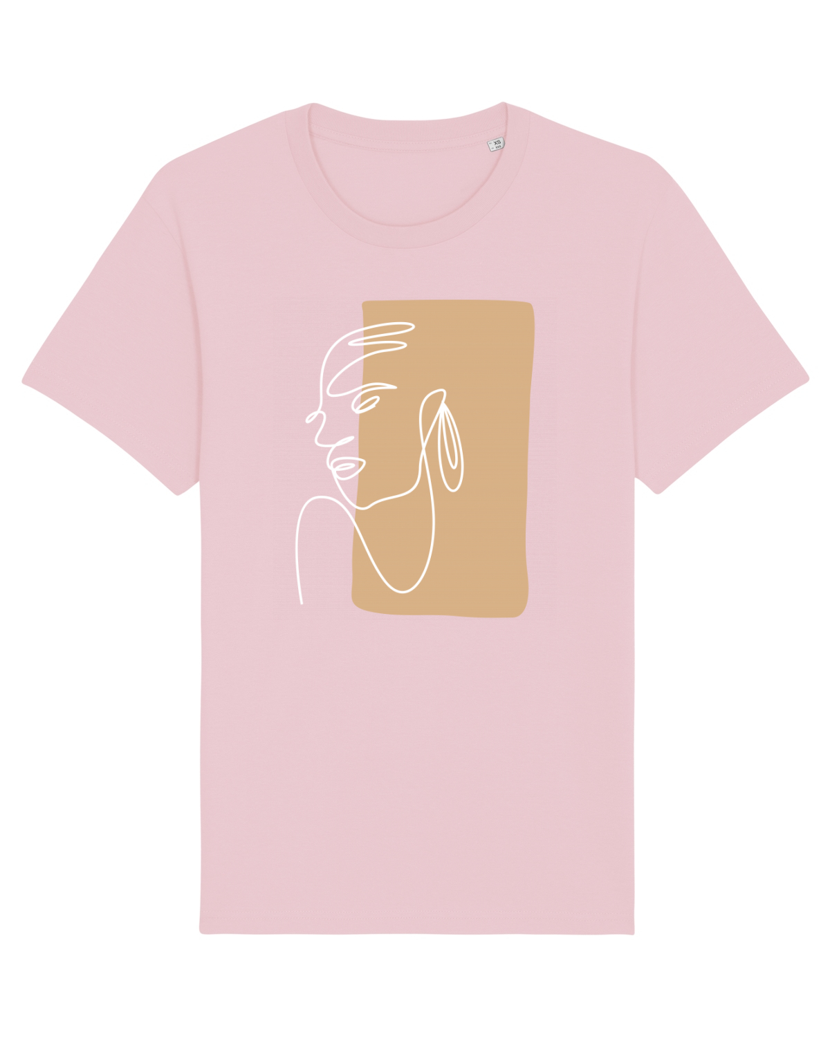 Tricou mânecă scurtă Unisex Rocker Cotton Pink