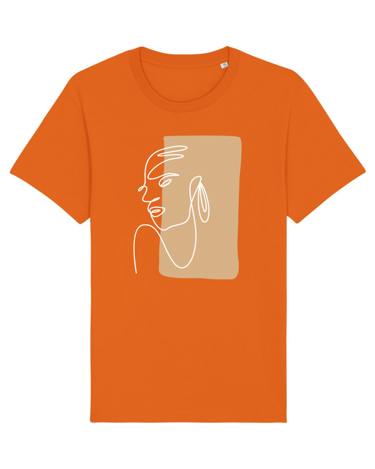 Tricou mânecă scurtă Unisex Rocker Bright Orange